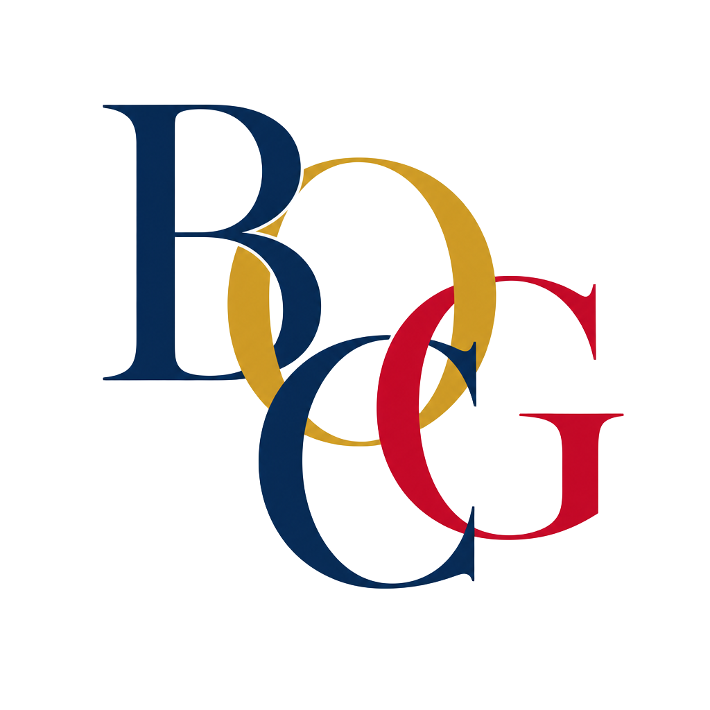 BOCG interlocking monogram